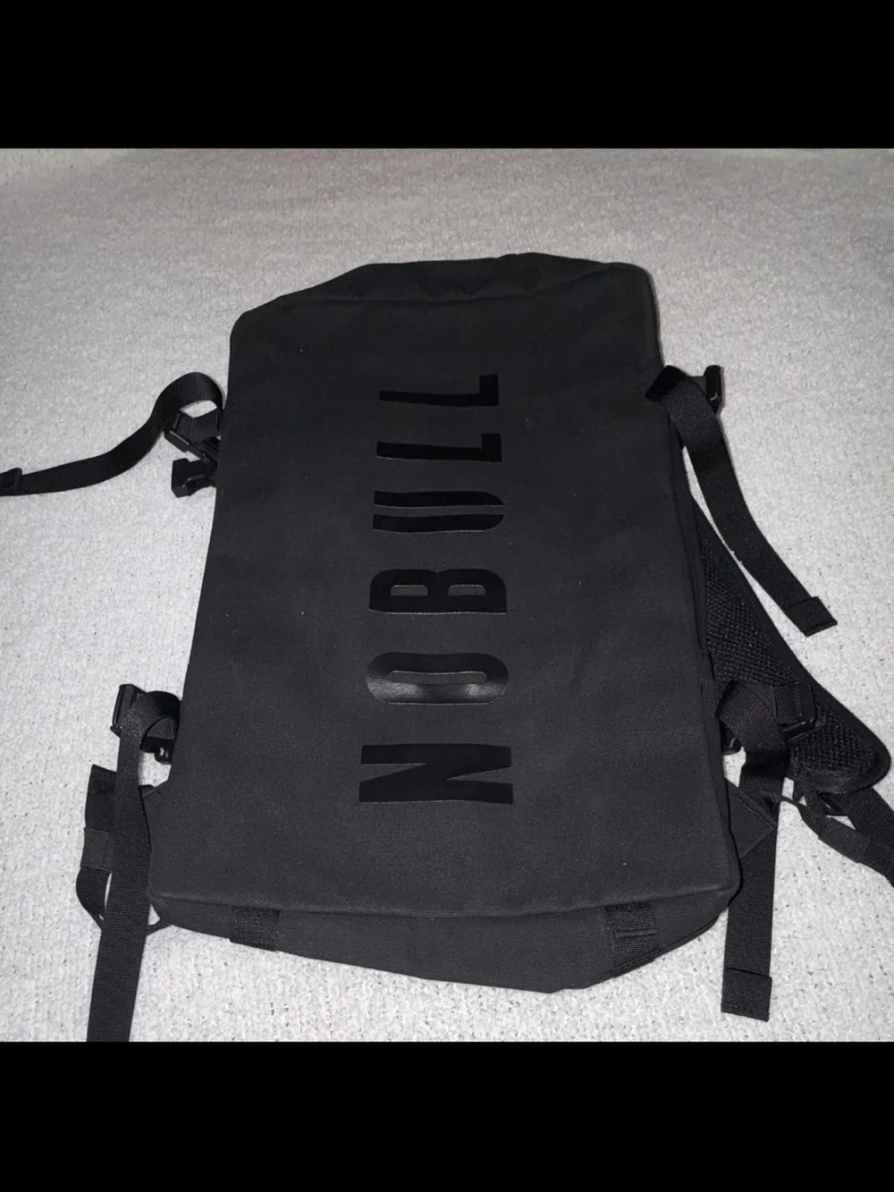 NOBULL Black Hiking Backpack, Zipper Closure, Unisex Adults, New with Tags